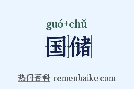 国储是什么意思的图片